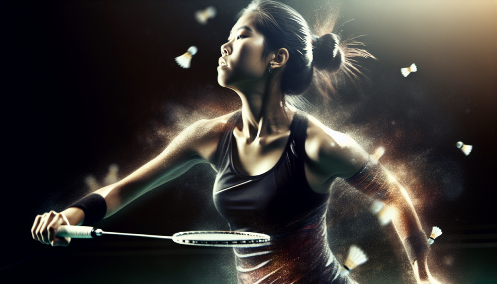 alt_text: Gregoria Mariska Tunjung berpose bangkit kembali setelah cedera dalam balutan semangat dan tekad.