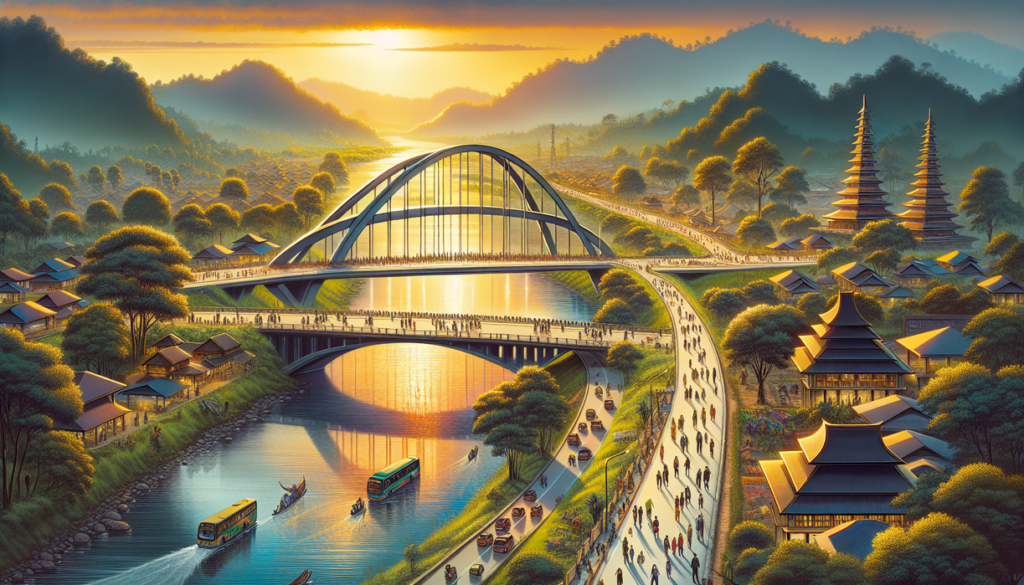 alt_text: Jembatan Tapanuli Tengah baru, simbol kemajuan ekonomi daerah.