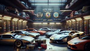 alt_text: Perawatan mobil mewah sitaan Kejagung sedang dilakukan di bengkel khusus.