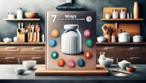 alt_text: Tips menjaga garam tetap kering dengan cara mudah di dapur.