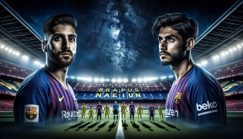 alt_text: Laga sengit antara Barcelona dan Villarreal di Camp Nou, penuh tantangan dan strategi.