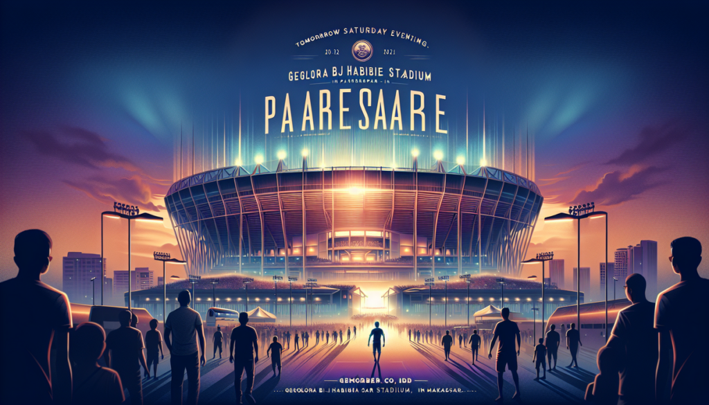 alt_text: Laga seru PSM kontra Dewa United di stadion Kota Olahraga penuh aksi dan semangat.