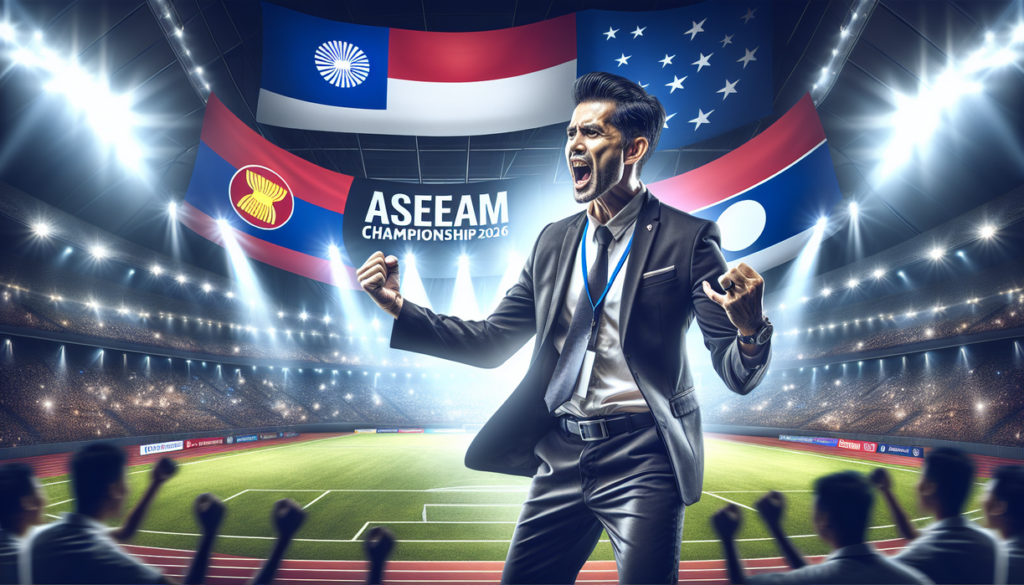 alt_text: "John Herdman berdiskusi dengan pemain tentang Magnet Baru Bola ASEAN 2026."