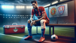 alt_text: Kai Havertz cedera, ancaman serius bagi Arsenal. Pemain terlihat kesakitan di lapangan.