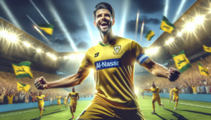 alt_text: Ronaldo kembali bermain, tim Al-Nassr tampil gemilang di pertandingan terbaru.