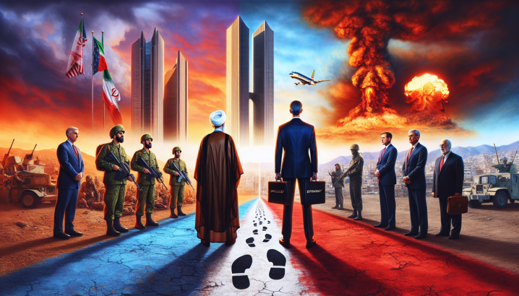 alt_text: Situasi tegang di Timur Tengah dengan potensi konflik nuklir meningkat.