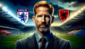 alt_text: Ilustrasi Arsenal vs Man City dengan sorotan kontroversi gelar musim ini.