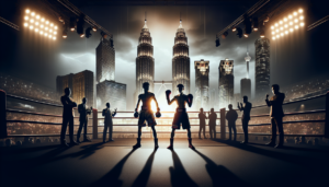 "alt_text": "Poster Byon Combat Showbiz 7: Pertemuan seru antara aksi dan sepak bola di layar."