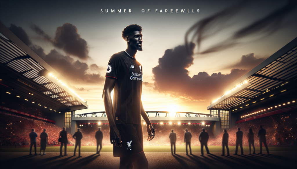 alt_text: Konate berdiskusi kontrak baru dengan Liverpool, suasana tegang dan penuh drama.