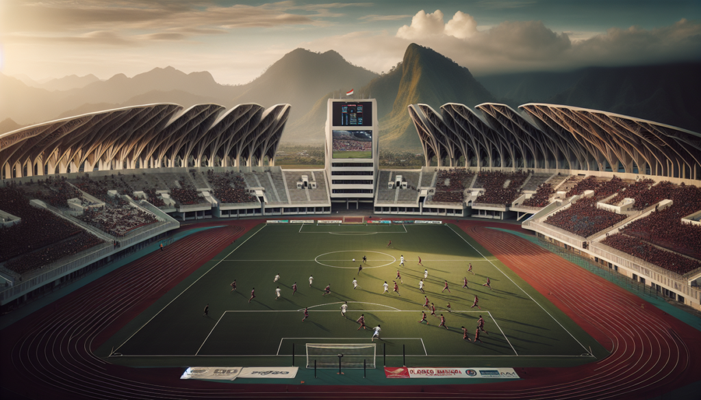 alt_text: Pertandingan Malut United vs PSM Makassar tanpa kehadiran suporter tim tamu.