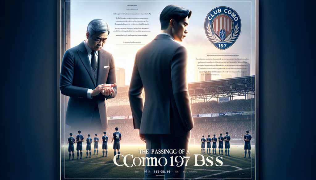 alt_text: Bambang Hartono meninggal, meninggalkan luka mendalam bagi Klub Como.