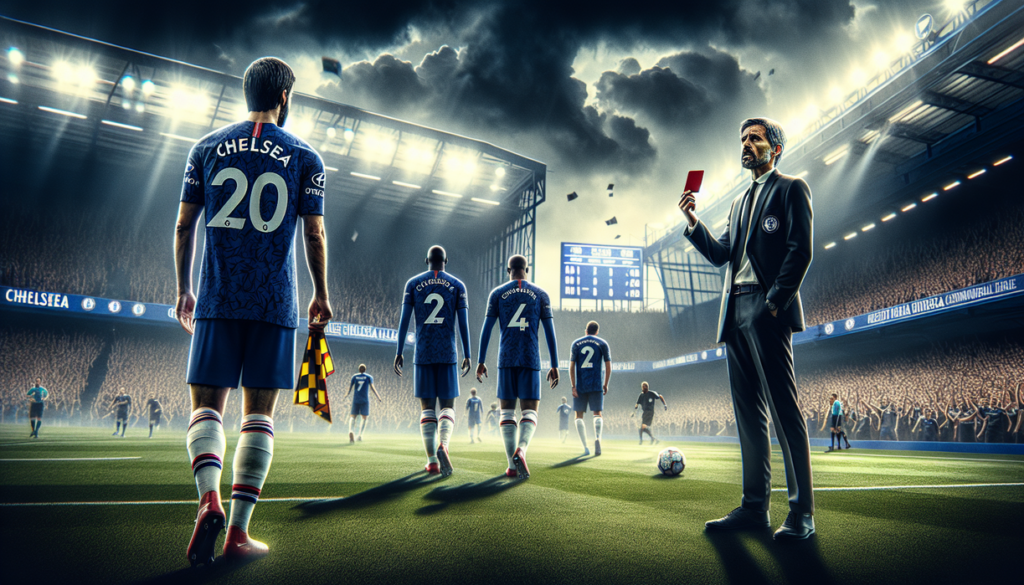 "alt_text": "Pemain Chelsea diinstruksikan meningkatkan disiplin terkait kartu merah."