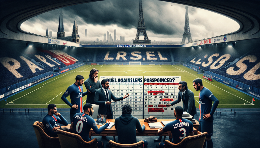 alt_text: PSG vs Liverpool: Pertandingan Liga Champions ditunda; penggemar menunggu dengan sabar.