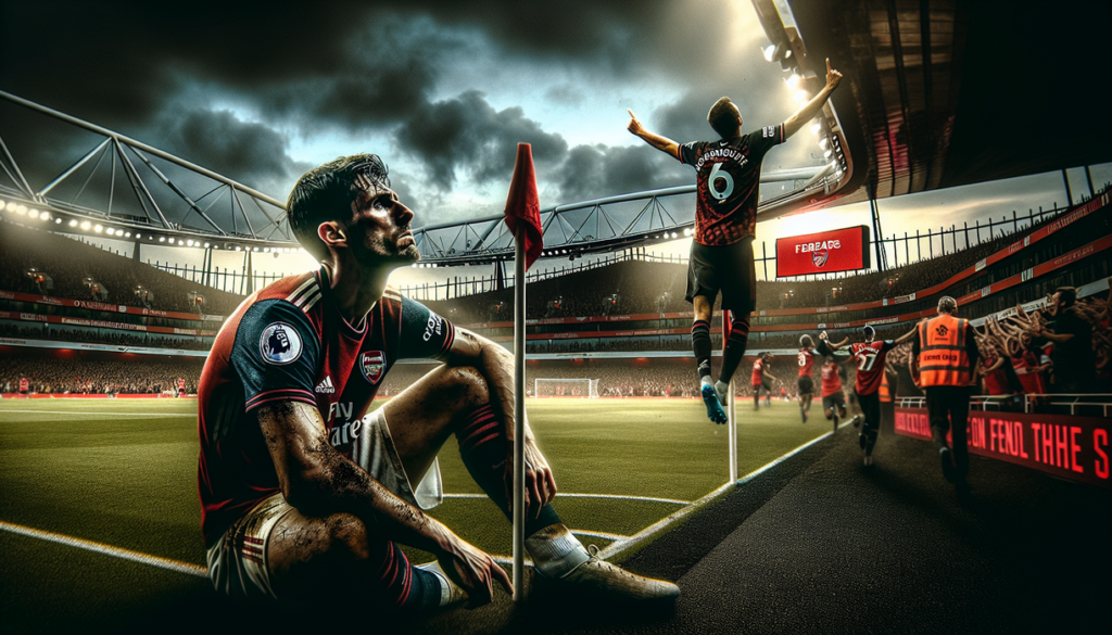 alt_text: Arsenal gagal meraih kemenangan, cuaca dingin menyelimuti Stadion Emirates.