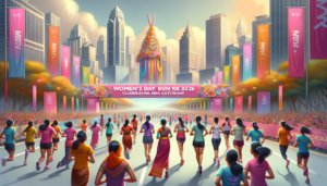 "alt_text": "Peserta Day Run 10K bersemangat penuhi Hari Kartini 2026 dengan penuh inspirasi dan warna."