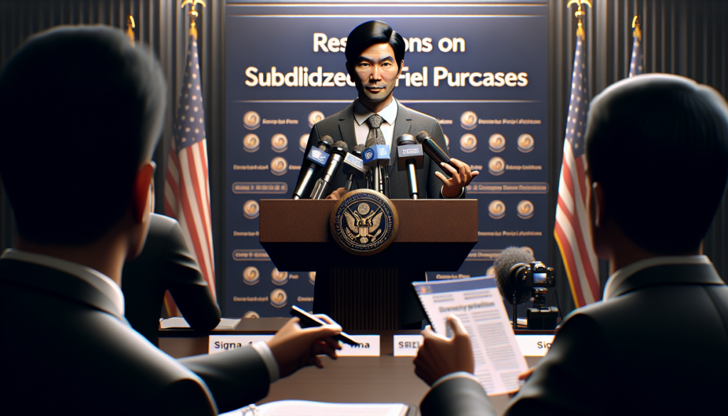 alt_text: Pemberitahuan pembatasan BBM subsidi berlaku hingga Mei, berisi detail kebijakan pemerintah.