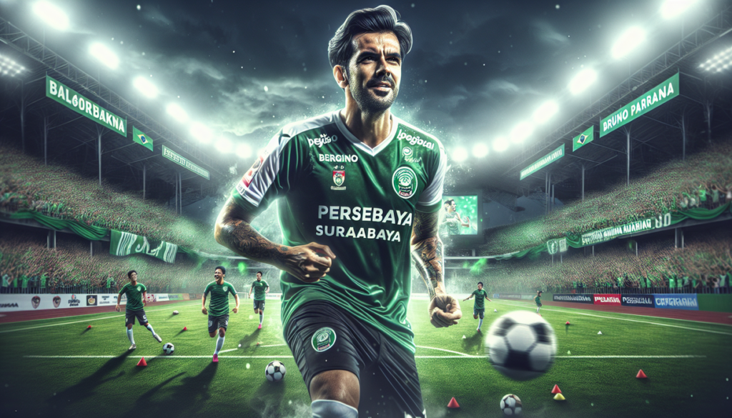 alt_text: Pertandingan Persebaya vs Persita, Bruno bersinar di BRI Super League.