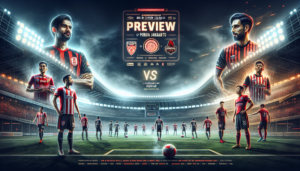 alt_text: Suasana tegang di GBK saat Persija menghadapi Persis, stadion dipenuhi pendukung fanatik.