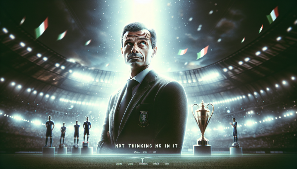 alt_text: Roberto Mancini duduk dengan nostalgia sebagai pelatih Timnas Italia.