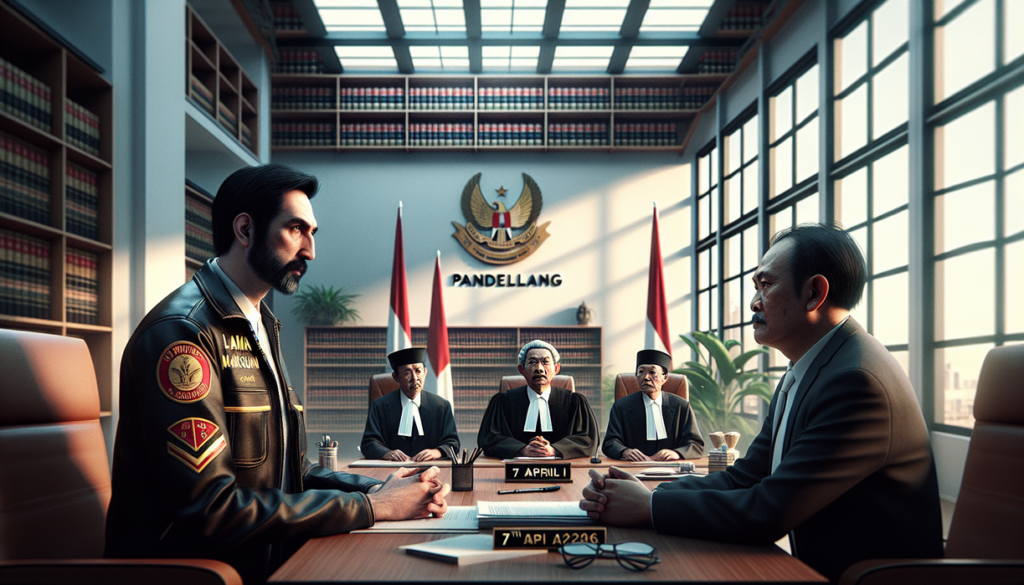 alt_text: Tukang ojek menuntut keadilan di rumah minimalis sebagai simbol perjuangan hak-hak mereka.