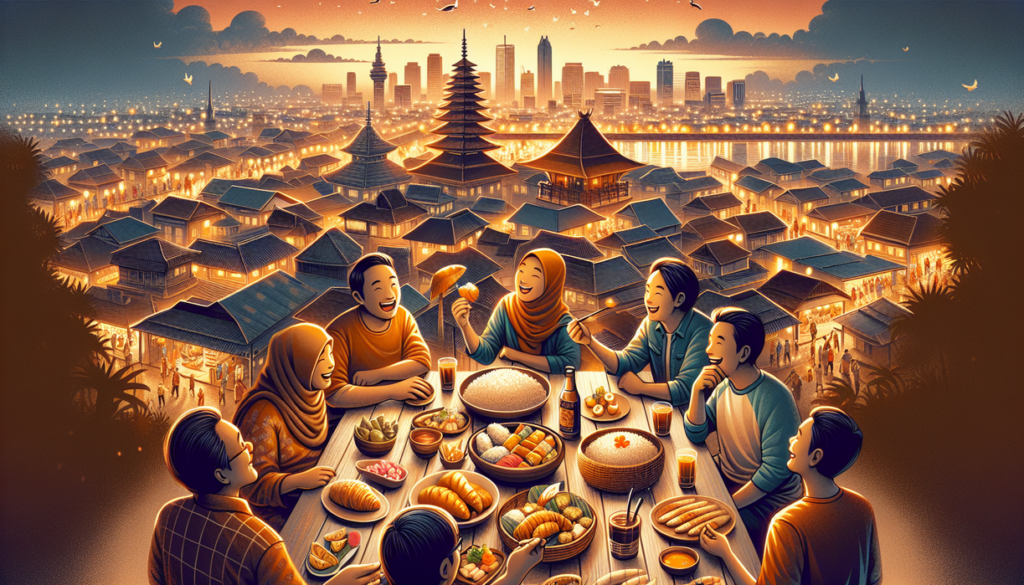 alt_text: Jenis jajanan populer Cirebon diperkenalkan dalam promosi digital yang kreatif dan modern.