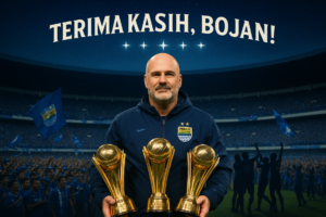 alt_text: "Bojan Hodak mundur, Persib mulai era baru dalam kepelatihan."