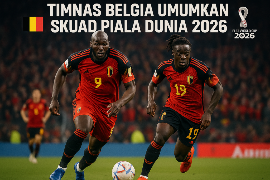 alt_text: "Daftar 26 Pemain Belgia diumumkan untuk Piala Dunia 2026, siap dengan strategi tajam."