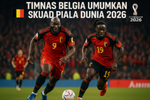 alt_text: "Daftar 26 Pemain Belgia diumumkan untuk Piala Dunia 2026, siap dengan strategi tajam."
