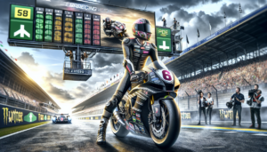 alt_text: Rookie Veda tampil agresif saat balapan Moto3 di Prancis, menunjukkan performa mengesankan.