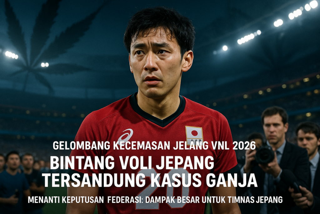 alt_text: Sorotan VNL 2026: Kontroversi ganja melibatkan Shunichiro Sato mengguncang publik.
