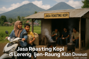 alt_text: Kopi Ijen terkenal dengan kenikmatan dan aroma khas dari lereng Ijen-Raung yang mendunia.