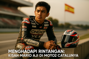 alt_text: Mario Aji di ajang Moto2 menghadapi cedera dan tantangan mental.