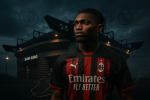 alt_text: Rafael Leao fokus pada pendidikan karier, mengabaikan godaan pindah ke Liga Inggris.