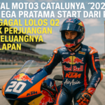 Skincare Mental ala Veda Ega di Moto3 Catalunya
