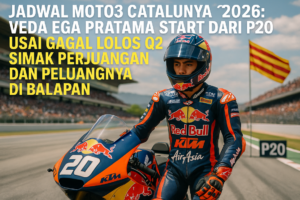 alt_text: Veda Ega di Moto3 Catalunya mengenalkan konsep Skincare Mental untuk menjaga keseimbangan diri.