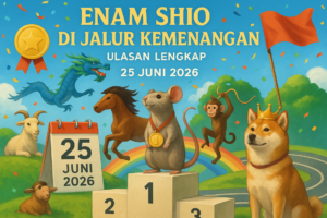 alt_text: "Enam shio yang akan meraih puncak rezeki pada 25 Juni 2026."