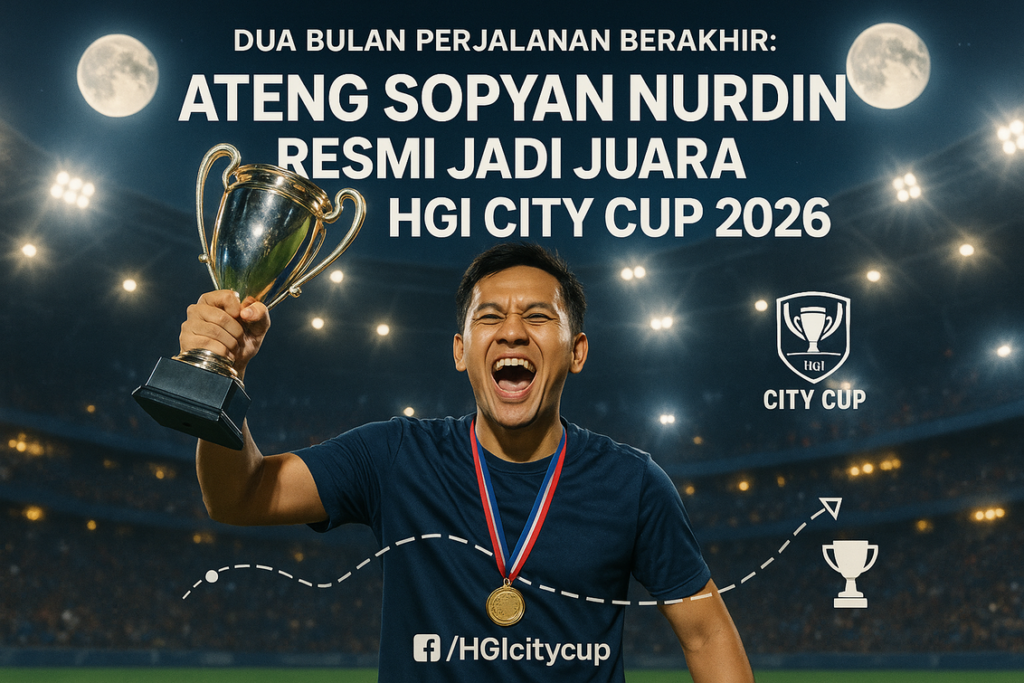 alt_text: Ateng Sopyan Nurdin meraih kemenangan di HGI City Cup 2026 dengan prestasi gemilang.