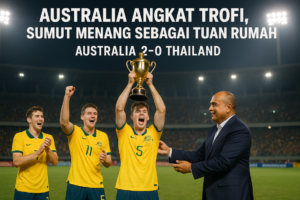 alt_text: Australia juara, Sumut sukses menjadi tuan rumah dalam acara olahraga internasional.