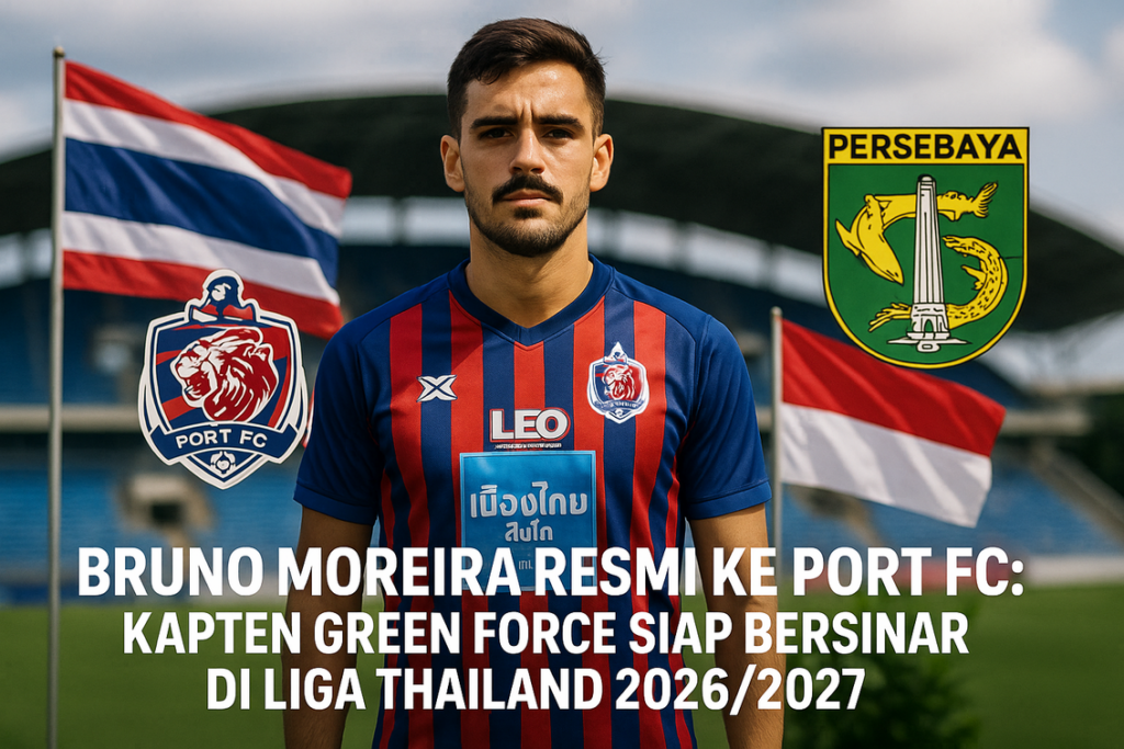 "alt_text": "Bruno Moreira pindah ke Port FC, Persebaya Surabaya kehilangan kapten."