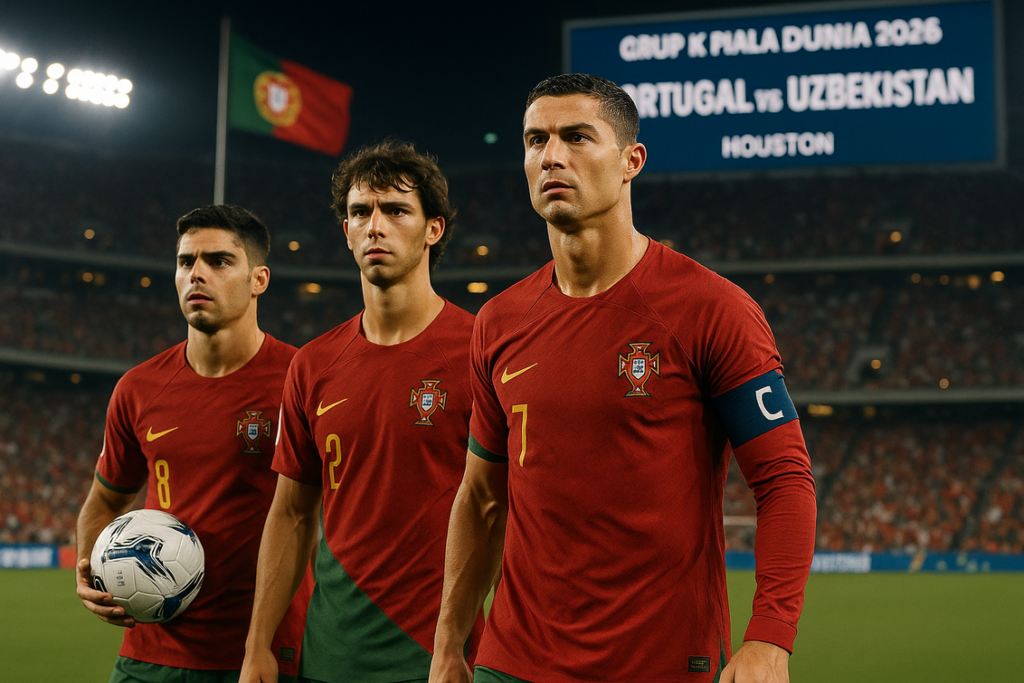 alt_text: "Analisis taktik Portugal, Ronaldo mulai, namun belum ada gol tercipta."