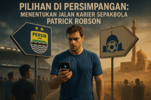 alt_text: Drama transfer Patrick Robson jadi sorotan besar dalam strategi pemasaran Persib.