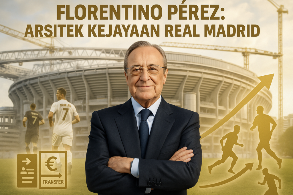 Florentino Perez, otak di balik transformasi Real Madrid jadi kekuatan global di sepak bola. alt_text