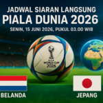 Jadwal TVRI Piala Dunia 2026: Belanda Vs Jepang