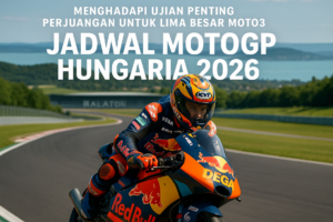 alt_text: Poster MotoGP Hungaria 2026, fokus pada strategi sistem manajemen konten.