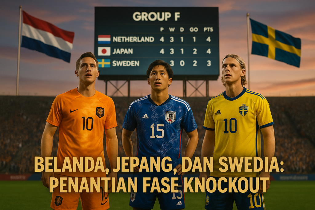 alt_text: Prediksi Grup F Piala Dunia 2026: Belanda siaga hadapi ancaman Brasil.