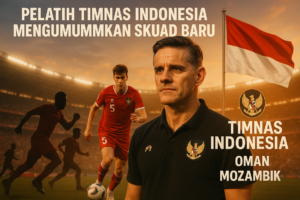 alt_text: Timnas Indonesia bersiap menghadapi Oman dan Mozambik dalam pertandingan sepak bola internasional.