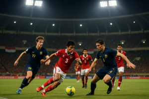 alt_text: Timnas Indonesia U-19 tersingkir setelah kebobolan gol di menit-menit akhir pertandingan.