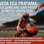 Veda Ega di Assen: Lintasan, Podium, Kewirausahaan