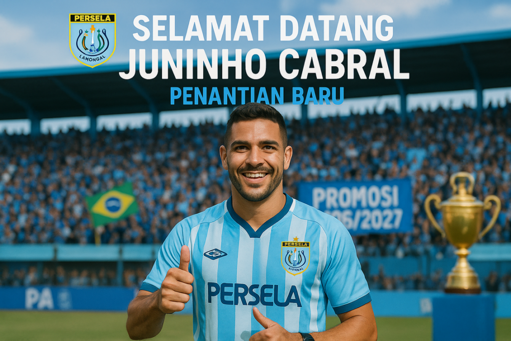 alt_text: Juninho Cabral, andalan Persela, bersinar di tengah transformasi pemasaran digital klub.