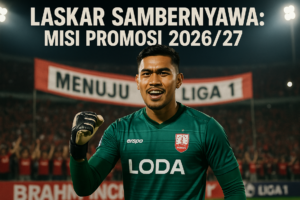 alt_text: Teguh Amiruddin bersama tim Persis Solo siap wujudkan misi besar menuju Liga 1.